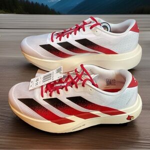 adidas Adizero EVO SL 'Louisville Cardinals' White Red Black JQ4567
